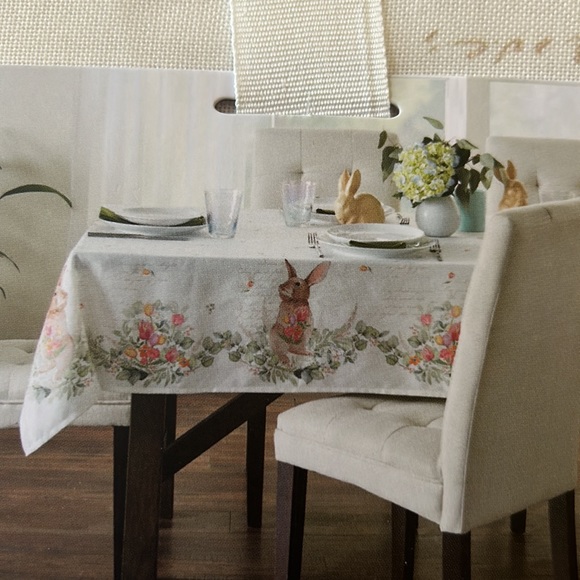 Cynthia Rowley Easter themed tablecloth 60”x84” - Picture 3 of 3